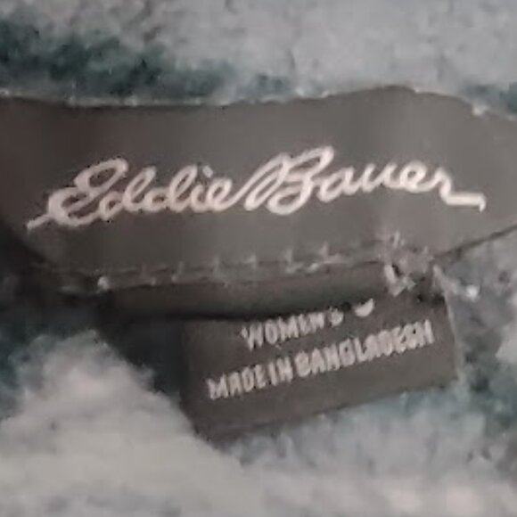 EDDIE BAUER WOMEN'S STRIPED FLEECE 1/4 ZIP PULLOVER SUPER SOFT RAGLAN SLEEVES S - Picture 8 of 16